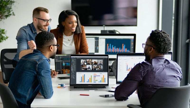 THYNOX team collaborating on digital marketing strategies.